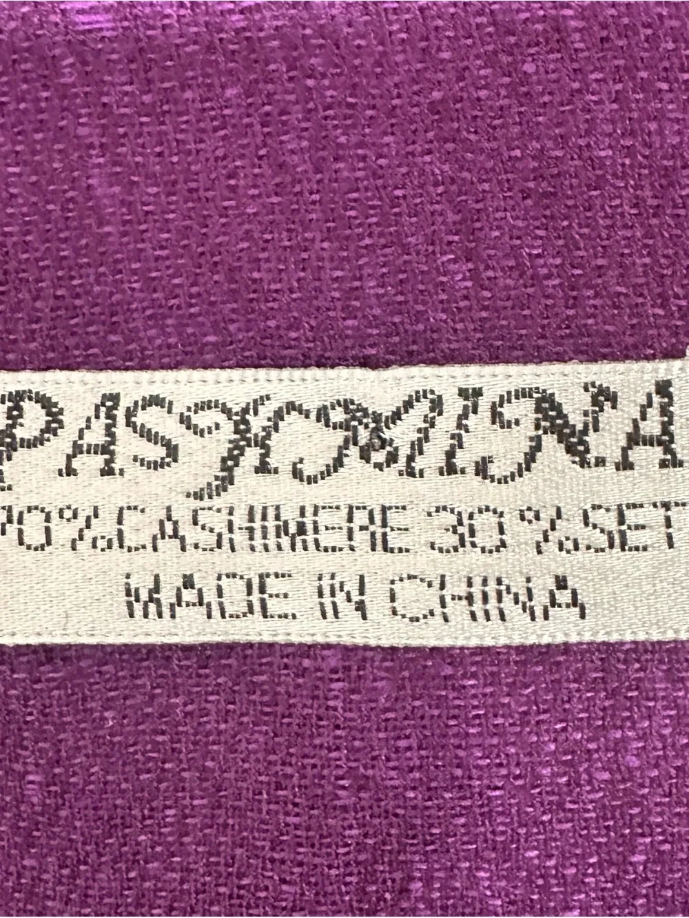 pashmina luxury purple